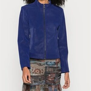 Desigual Suede Effect Jacket - Size M